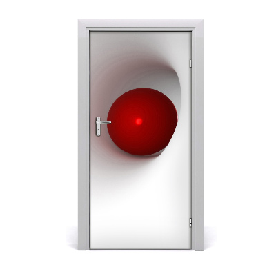 Adesivo em porta Esfera abstrata