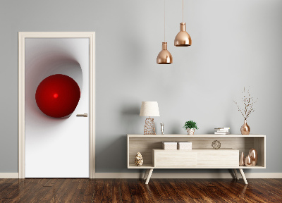 Adesivo em porta Esfera abstrata