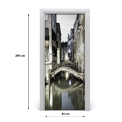 Papel de parede em porta Veneza Itália