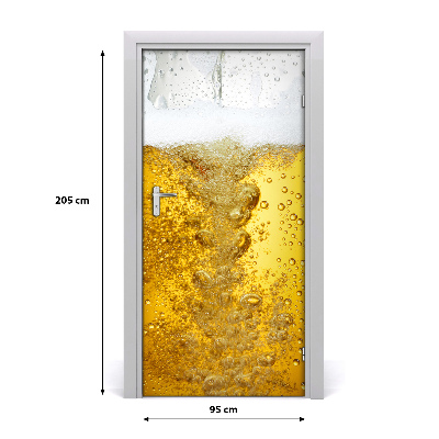 Papel de parede em porta Cerveja