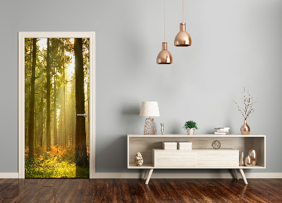 Adesivo em porta Paisagens Lindas florestas