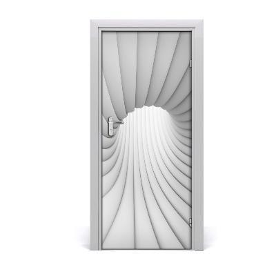 Autocolante para porta Túnel abstrato