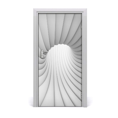 Autocolante para porta Túnel abstrato