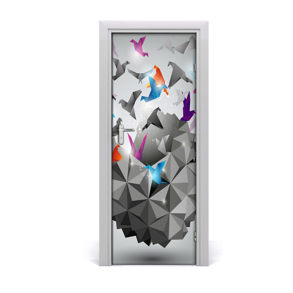 Adesivo em porta Liberdade de papel