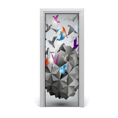 Adesivo em porta Liberdade de papel