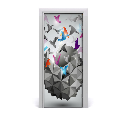 Adesivo em porta Liberdade de papel