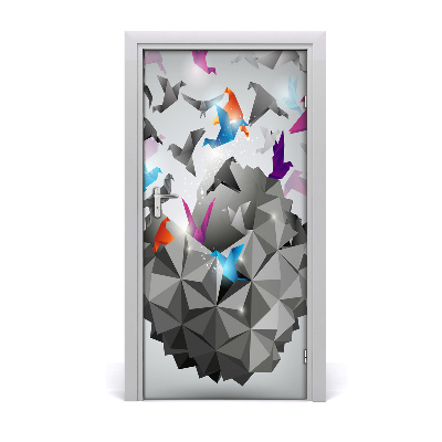 Adesivo em porta Liberdade de papel