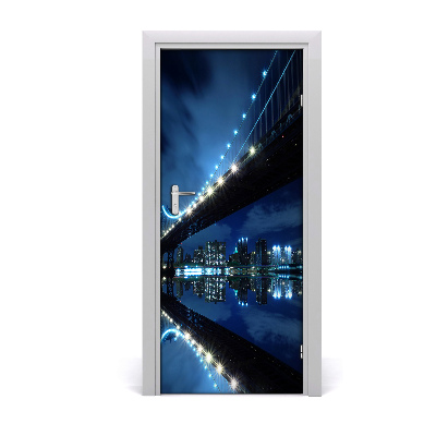 Papel de parede em porta Manhattan Nova York