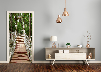 Autocolante para porta Ponte de corda