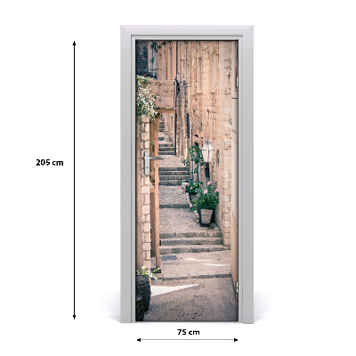 Adesivo em porta Dubrovnik Croácia