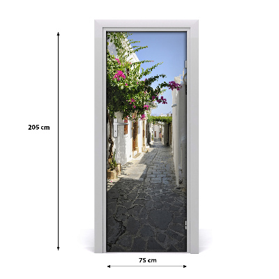 Autocolante para porta Um caminho encantador