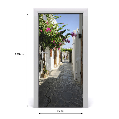 Autocolante para porta Um caminho encantador