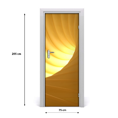 Adesivo em porta Vórtice abstrato