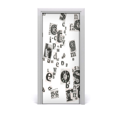 Adesivo em porta Cartas de um jornal