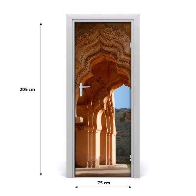 Adesivo em porta Lotus Mahal Hampi