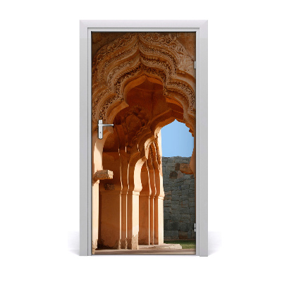 Adesivo em porta Lotus Mahal Hampi