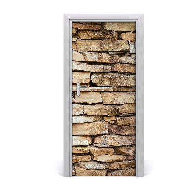 Adesivo em porta Parede de tijolos