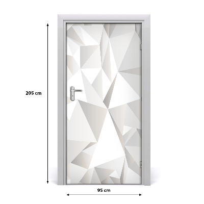 Adesivo em porta Fundo abstrato