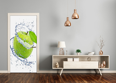 Adesivo em porta Maçãs verdes