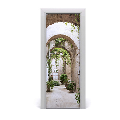 Autocolante para porta Arcada no castelo