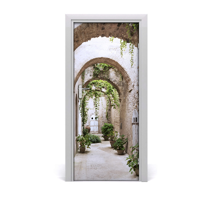 Autocolante para porta Arcada no castelo