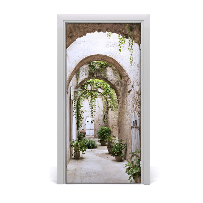 Autocolante para porta Arcada no castelo