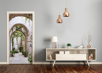 Autocolante para porta Arcada no castelo