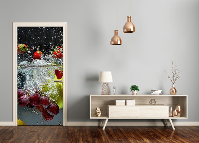 Autocolante para porta Frutas debaixo d'água