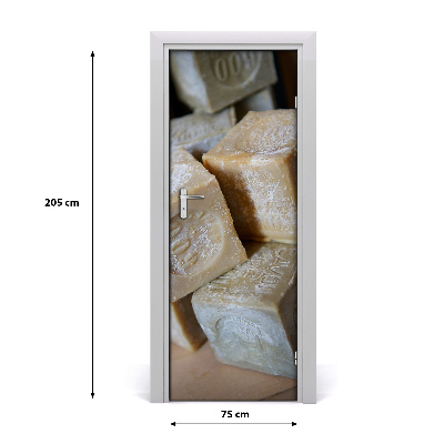 Autocolante para porta sabonete caseiro