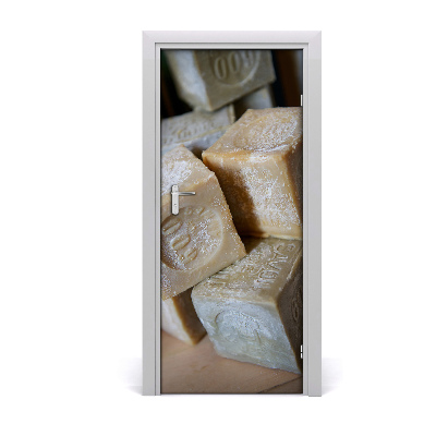 Autocolante para porta sabonete caseiro