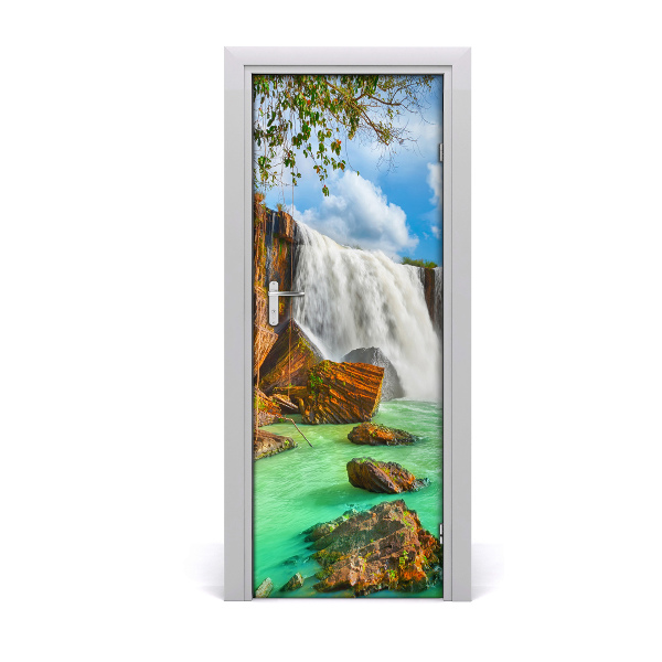 Papel de parede em porta Paisagens Cachoeira