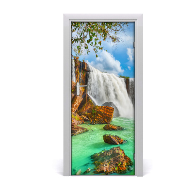 Papel de parede em porta Paisagens Cachoeira