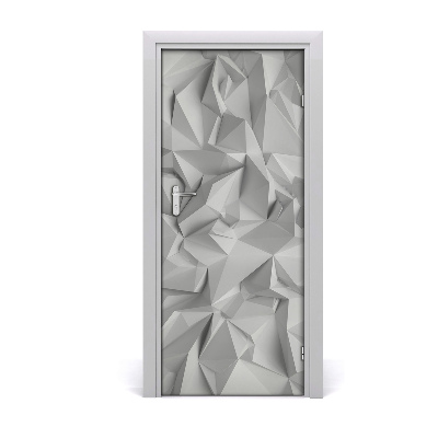 Adesivo em porta Abstração 3D