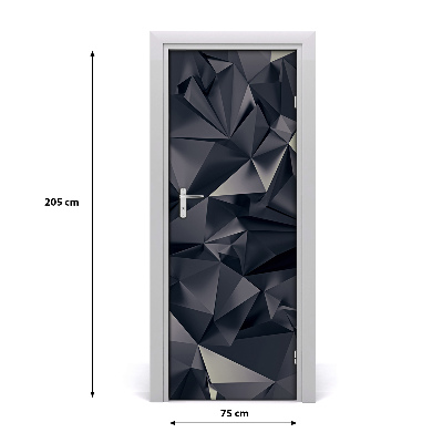 Papel de parede em porta Fundo abstrato