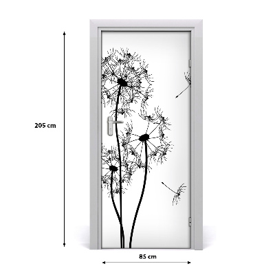 Adesivo em porta Dente-de-leão