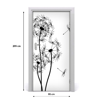 Adesivo em porta Dente-de-leão