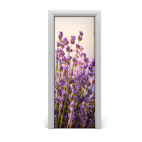 Adesivo em porta Lavanda