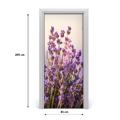 Adesivo em porta Lavanda