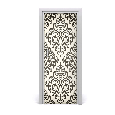 Papel de parede em porta Fundo de ornamentos