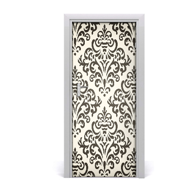 Papel de parede em porta Fundo de ornamentos