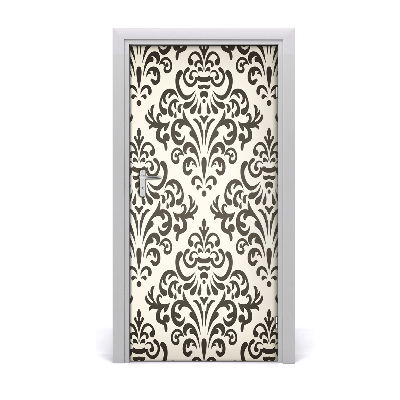 Papel de parede em porta Fundo de ornamentos