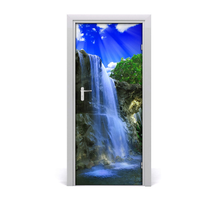 Papel de parede em porta Paisagens Cachoeira