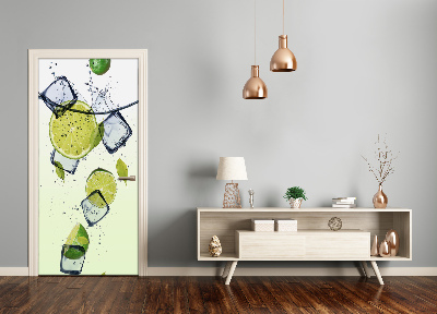 Adesivo em porta Limões e gelo