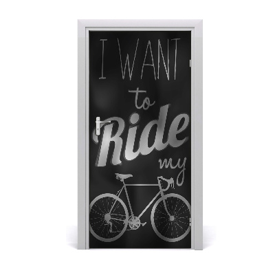 Adesivo em porta Quer andar