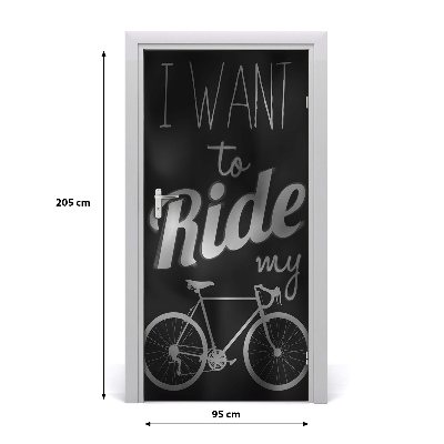 Adesivo em porta Quer andar