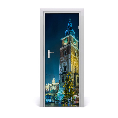 Autocolante para porta Cracóvia, Polônia