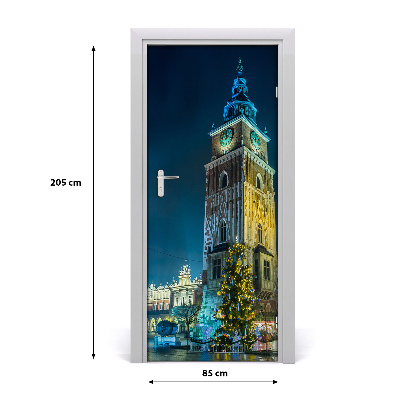 Autocolante para porta Cracóvia, Polônia