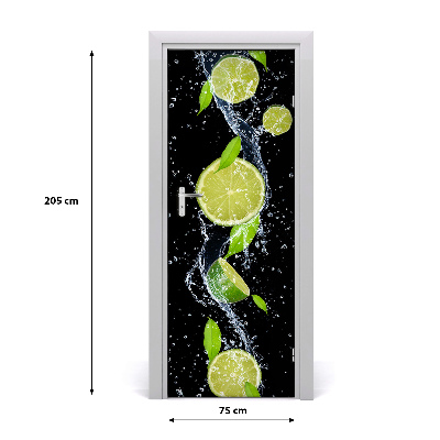 Adesivo em porta Limas