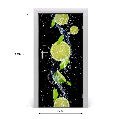 Adesivo em porta Limas