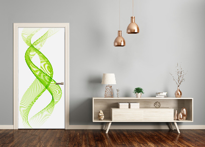 Autocolante para porta Ondas coloridas